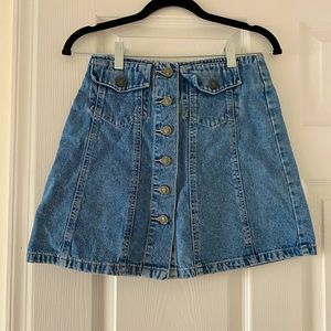 Levi’s Button up Jean Skirt